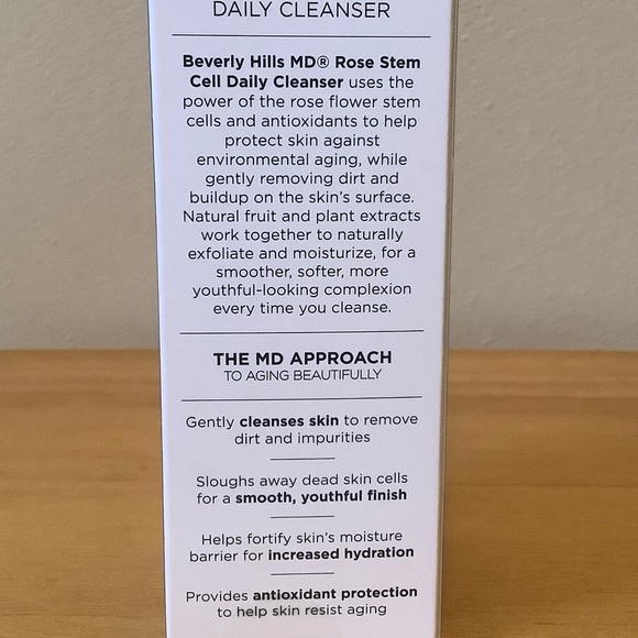 Beverly Hills MD Rose Stem Cell Daily Cleanser NIB - Picture 3 of 4